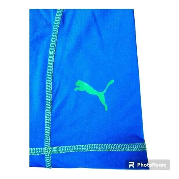 Puma boxer brief blue,green and black 9" inseam comfort stretch NWT Medium - Picture 6 of 6